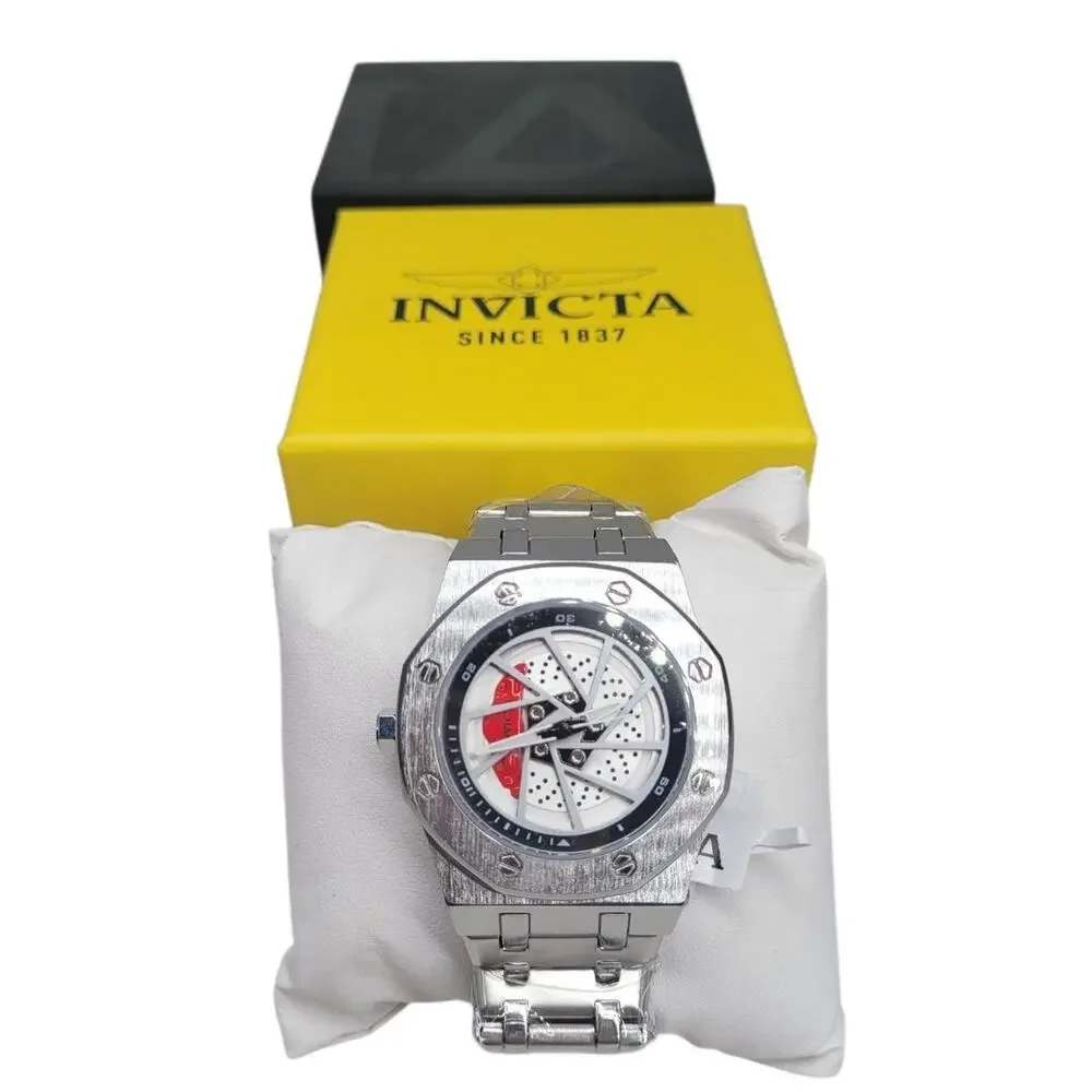 Invicta Speedway Rim 69485 Men's Racing Watch Brake Caliper Steel